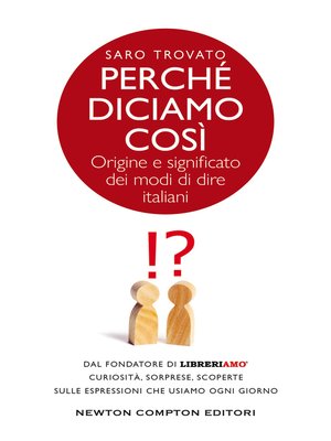 cover image of Perché diciamo così